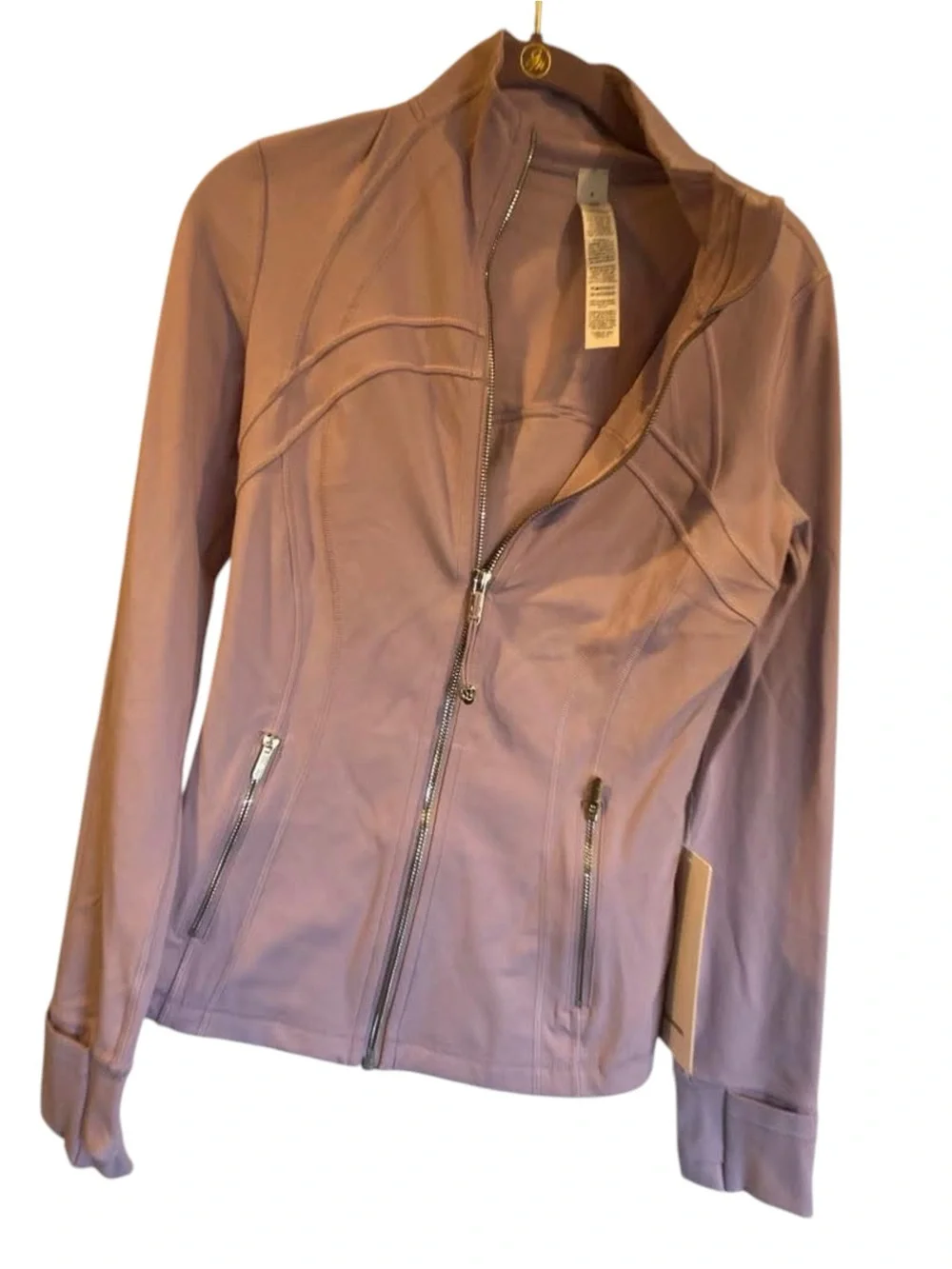 NWT Lululemon Define Jacket Nulu LAVENDER PLAY/MIRRORED Size: 6